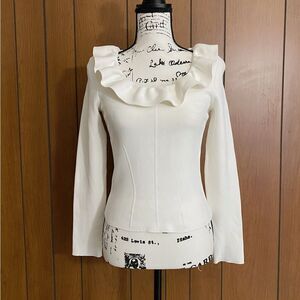 Alexander McQueen Ruffle Neck Sweater size S